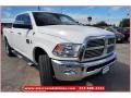 2012 Bright White Dodge Ram 2500 HD Laramie Longhorn Crew Cab 4x4  photo #11