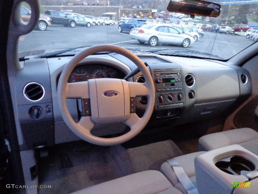 2004 F150 XLT SuperCab - Dark Shadow Grey Metallic / Medium/Dark Flint photo #10