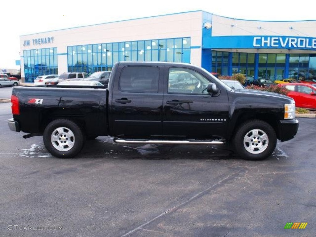 2008 Silverado 1500 LT Crew Cab 4x4 - Black / Ebony photo #1