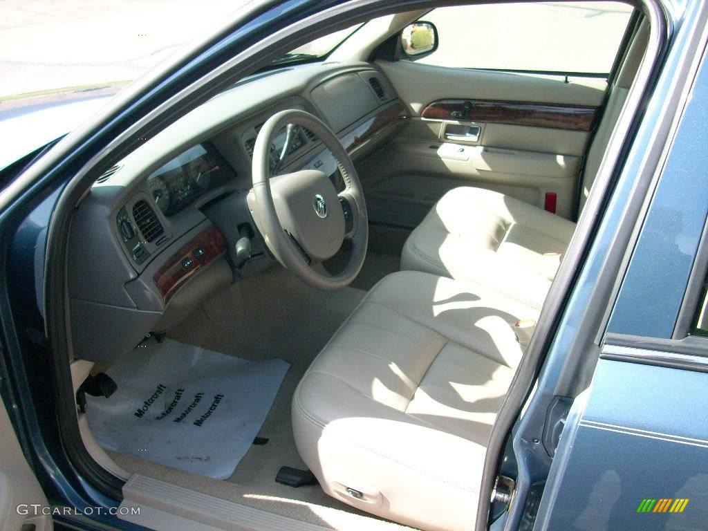 2008 Grand Marquis LS - Norsea Blue Metallic / Light Camel photo #20