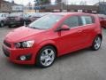 Victory Red 2012 Chevrolet Sonic LTZ Hatch Exterior