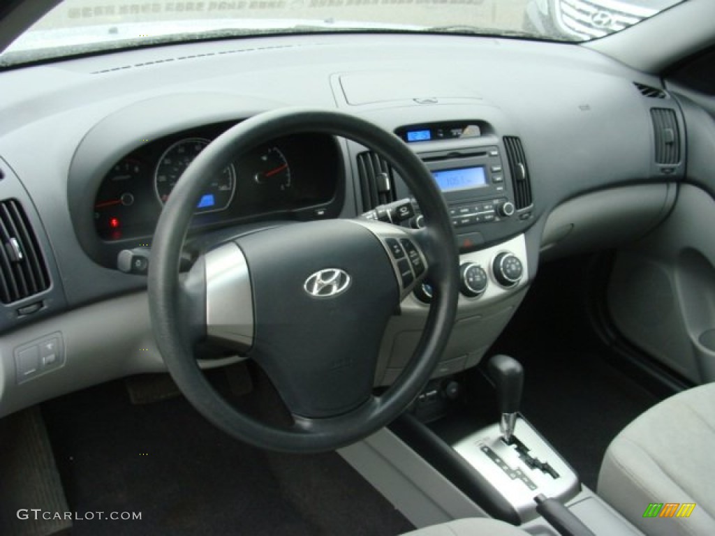 2010 Hyundai Elantra GLS Gray Dashboard Photo #73300857