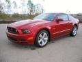 Red Candy Metallic 2013 Ford Mustang GT Premium Coupe Exterior