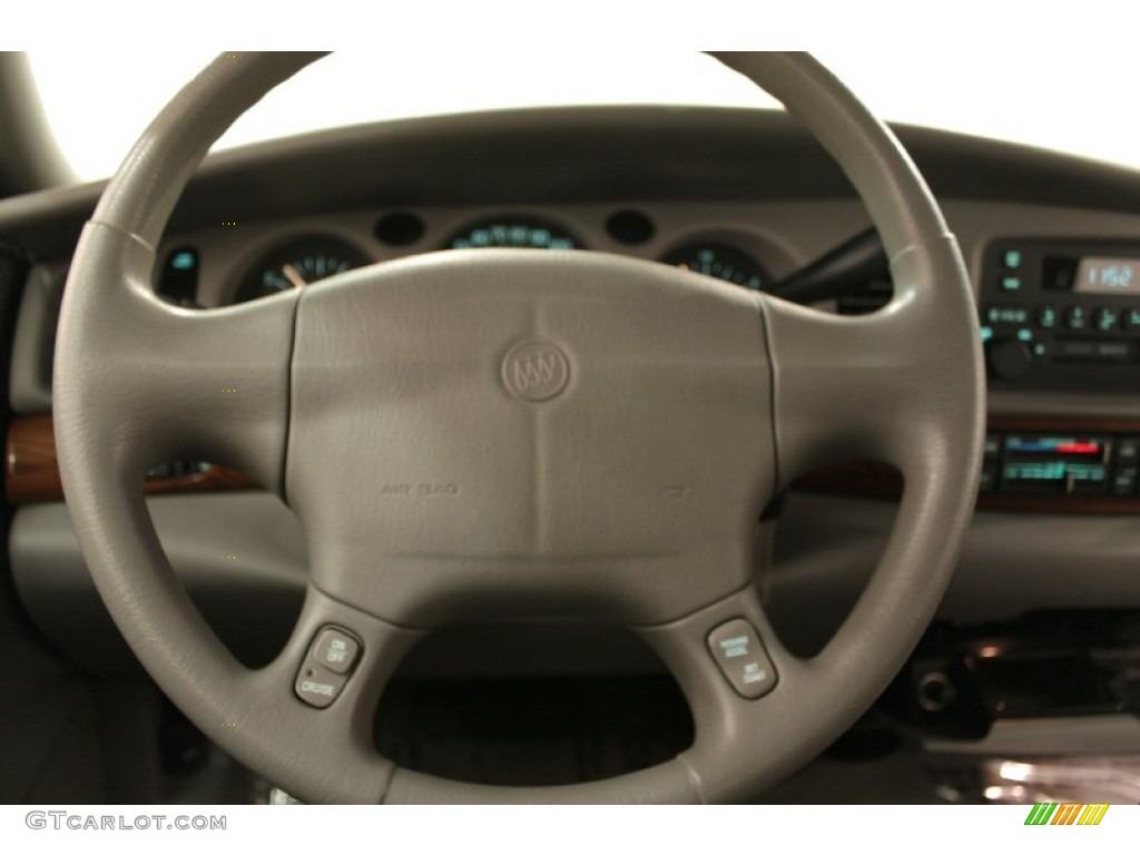 2002 Buick LeSabre Custom Medium Gray Steering Wheel Photo #73301669
