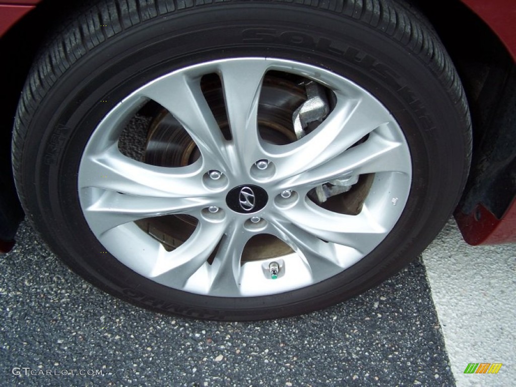 2011 Sonata Limited - Venetian Red / Camel photo #7