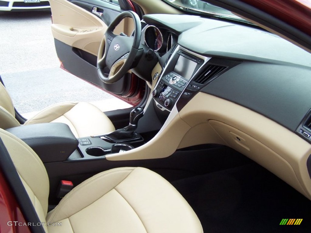 2011 Sonata Limited - Venetian Red / Camel photo #13