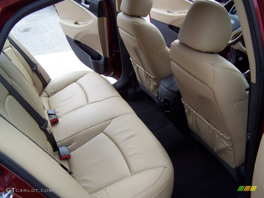 2011 Sonata Limited - Venetian Red / Camel photo #14