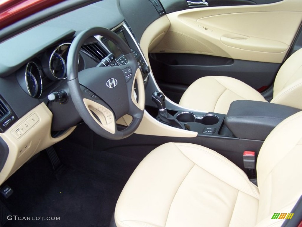 2011 Sonata Limited - Venetian Red / Camel photo #17