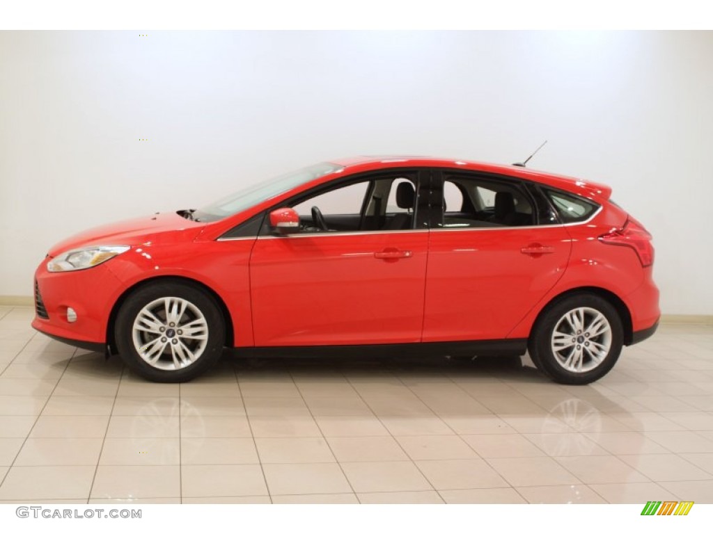 Race Red 2012 Ford Focus SEL 5-Door Exterior Photo #73302528