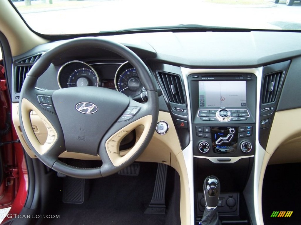 2011 Sonata Limited - Venetian Red / Camel photo #19
