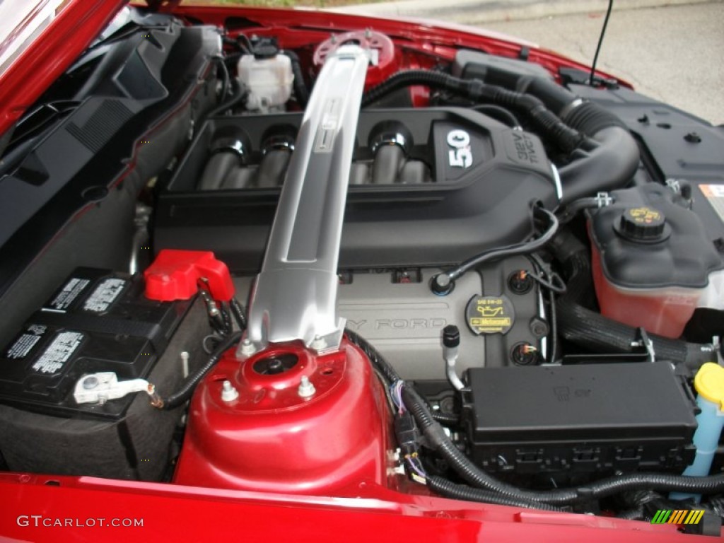 2013 Ford Mustang GT Premium Coupe 5.0 Liter DOHC 32-Valve Ti-VCT V8 Engine Photo #73302726