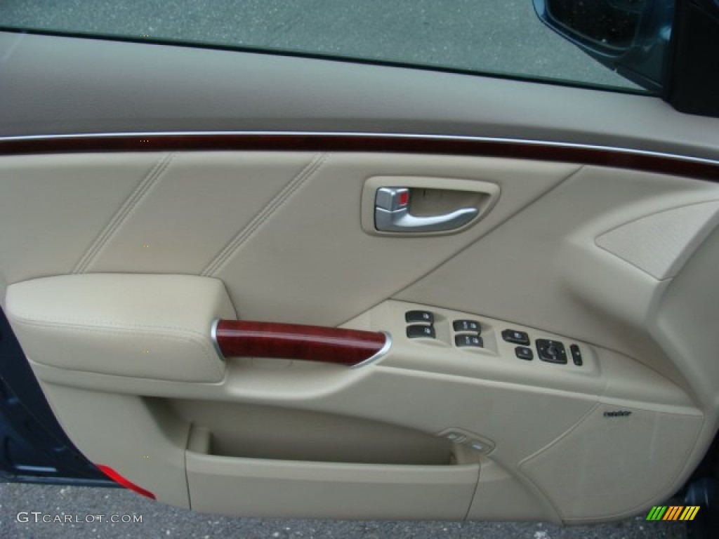 2008 Azera Limited - Venetian Blue / Beige photo #7