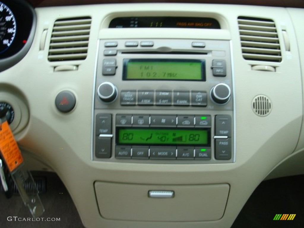 2008 Azera Limited - Venetian Blue / Beige photo #17