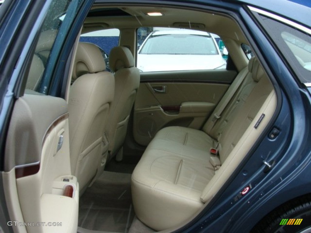 2008 Azera Limited - Venetian Blue / Beige photo #19