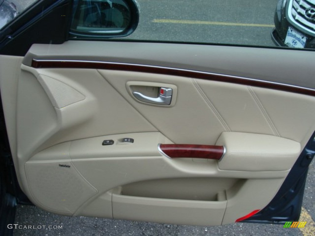2008 Azera Limited - Venetian Blue / Beige photo #23
