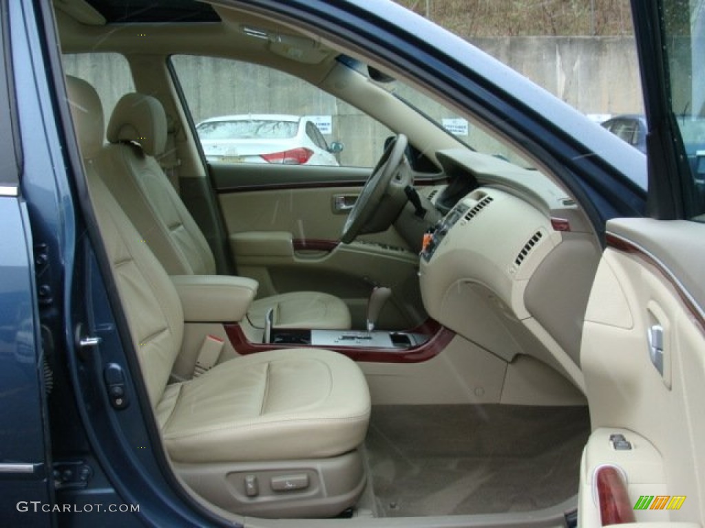 2008 Azera Limited - Venetian Blue / Beige photo #25