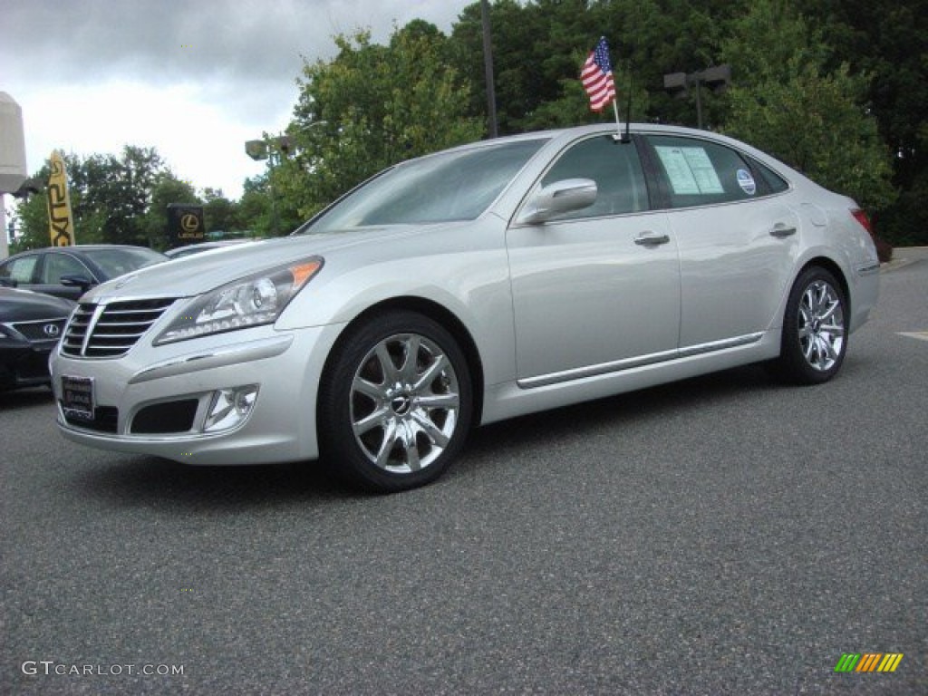 Platinum Metallic 2012 Hyundai Equus Signature Exterior Photo #73303380