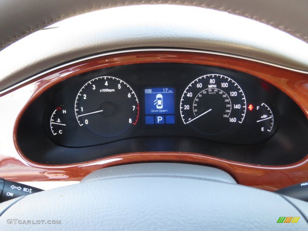 2013 Hyundai Genesis 3.8 Sedan Gauges Photo #73303684
