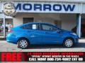 2013 Blue Candy Ford Fiesta SE Sedan  photo #1