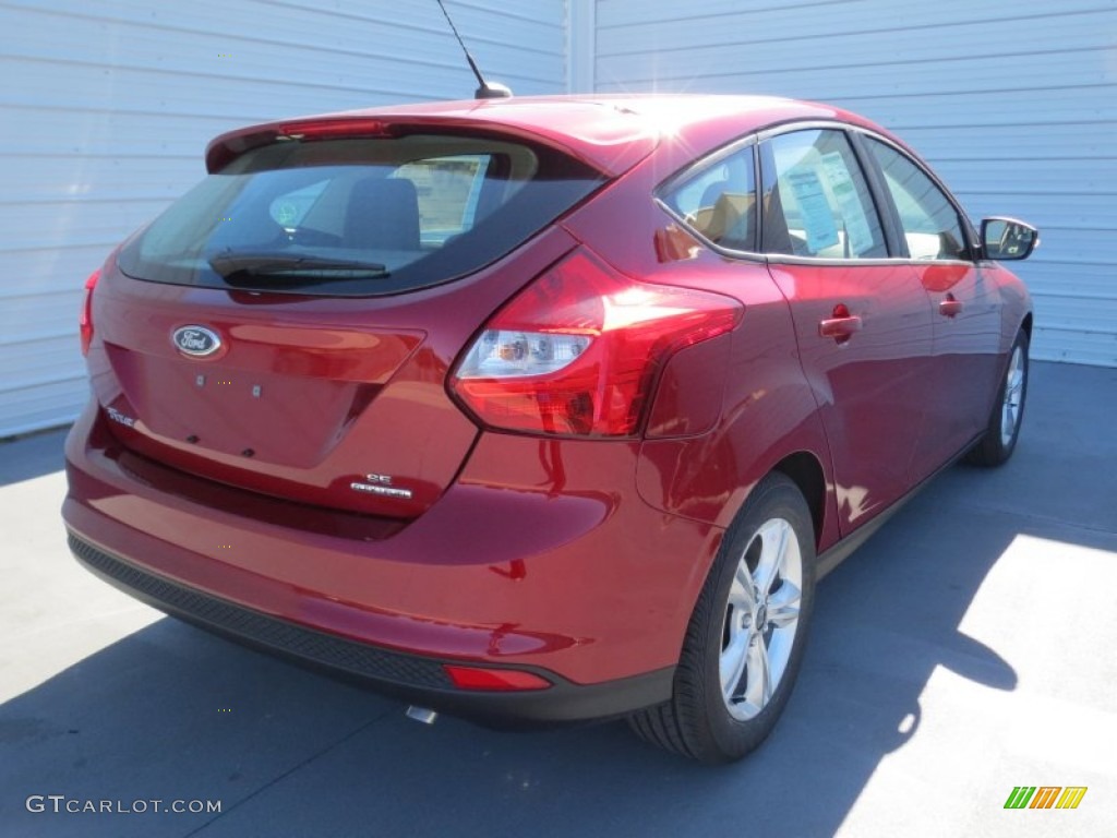 2013 Focus SE Hatchback - Ruby Red / Medium Light Stone photo #3