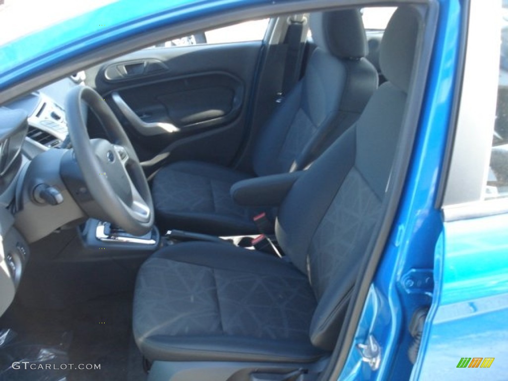 2013 Fiesta SE Sedan - Blue Candy / Charcoal Black photo #11