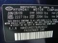 Regatta Blue - Elantra GLS Sedan Photo No. 29