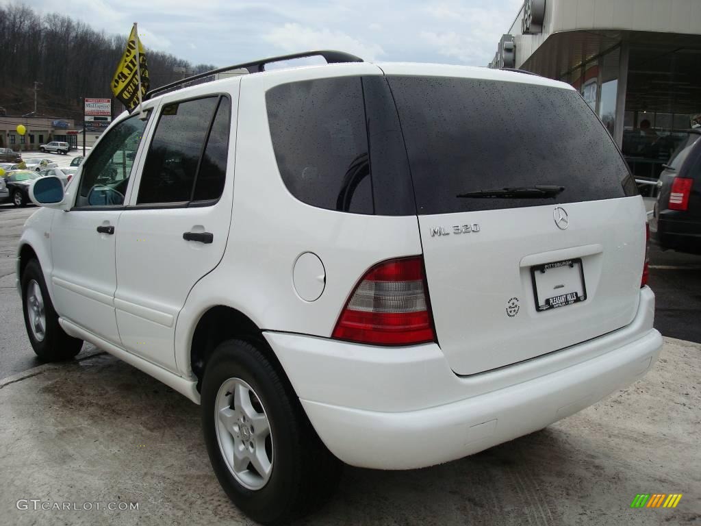 1999 ML 320 4Matic - Polar White / Grey photo #2