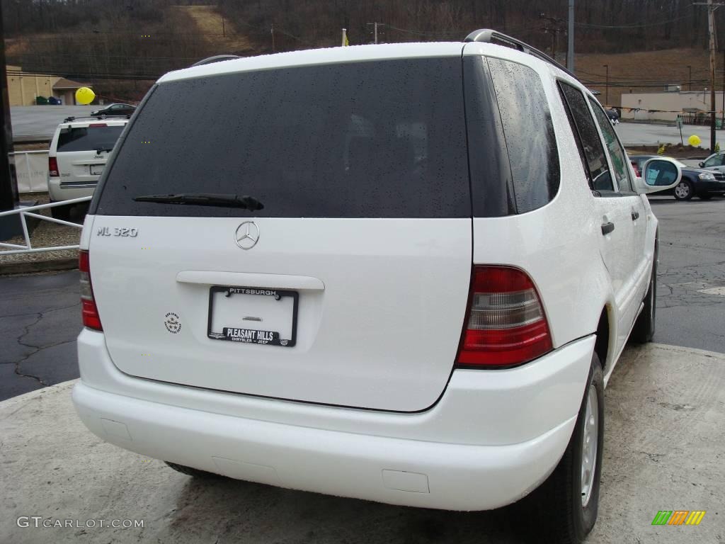 1999 ML 320 4Matic - Polar White / Grey photo #4