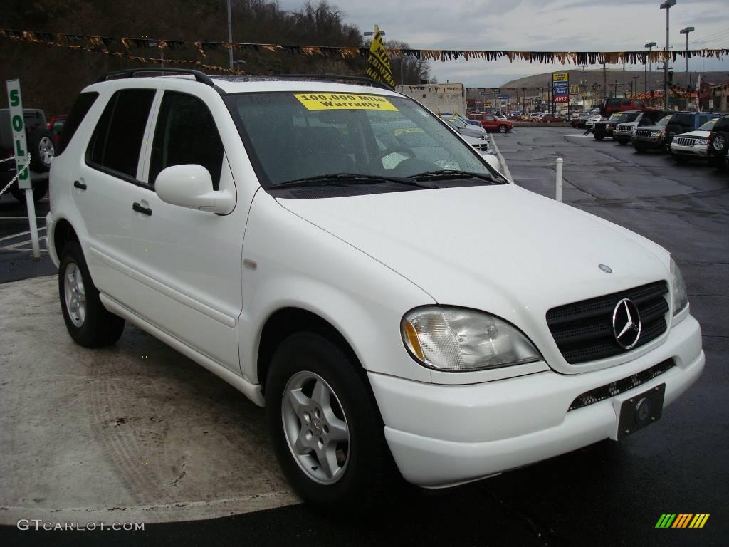 1999 ML 320 4Matic - Polar White / Grey photo #6