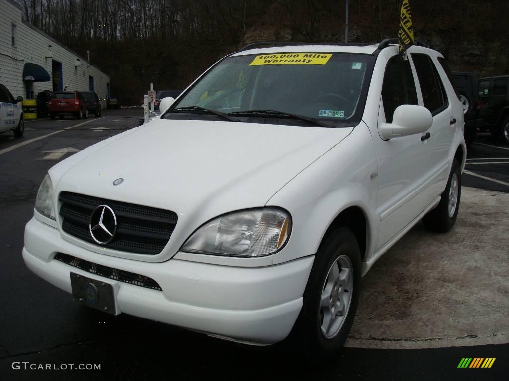 1999 ML 320 4Matic - Polar White / Grey photo #8