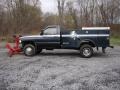 Patriot Blue Metallic - Ram 3500 SLT Regular Cab 4x4 Dually Plow Truck Photo No. 4