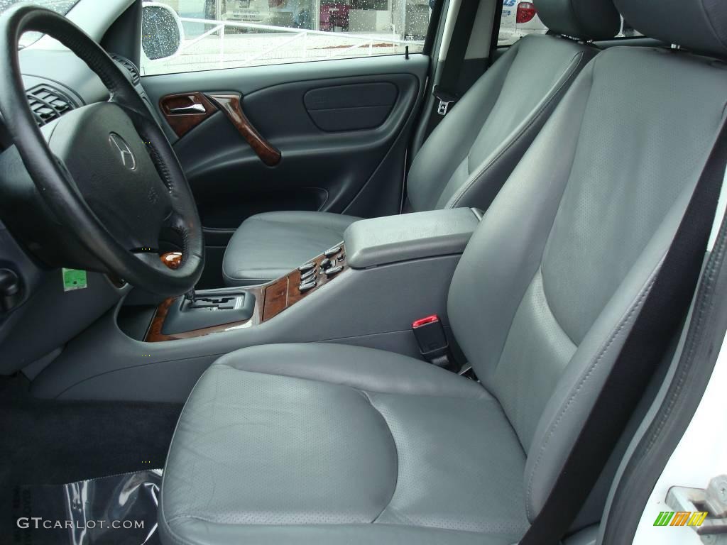 1999 ML 320 4Matic - Polar White / Grey photo #17