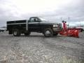 Patriot Blue Metallic - Ram 3500 SLT Regular Cab 4x4 Dually Plow Truck Photo No. 17
