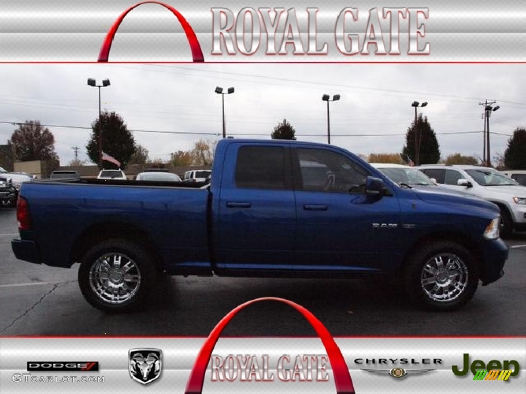 Deep Water Blue Pearl Dodge Ram 1500