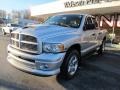 2004 Bright Silver Metallic Dodge Ram 1500 SLT Sport Quad Cab 4x4  photo #2