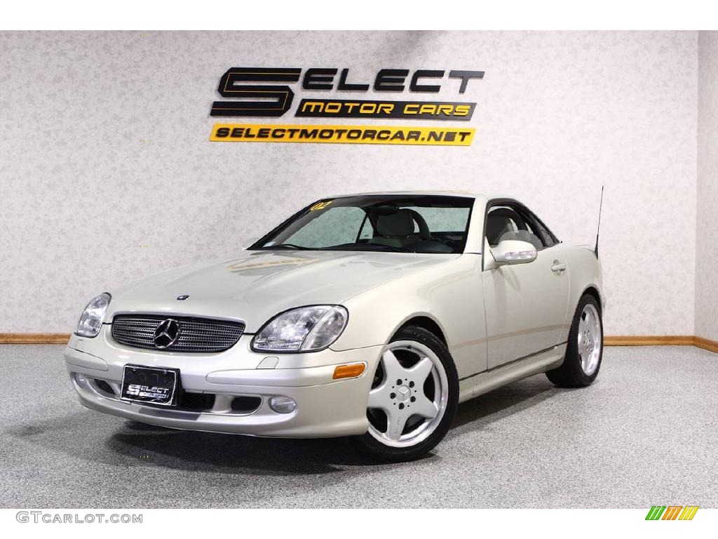 2002 SLK 320 Roadster - designo Silver Metallic / Sienna Beige photo #1