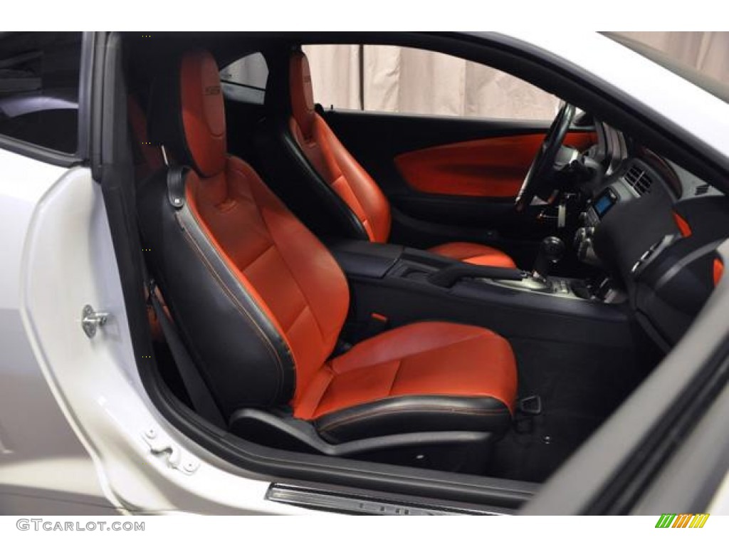 Inferno Orange/Black Interior 2011 Chevrolet Camaro SS Coupe Photo #73305968
