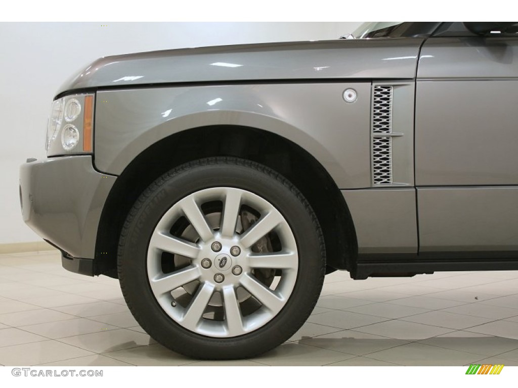 2008 Range Rover V8 Supercharged - Stornoway Grey Metallic / Ivory photo #65