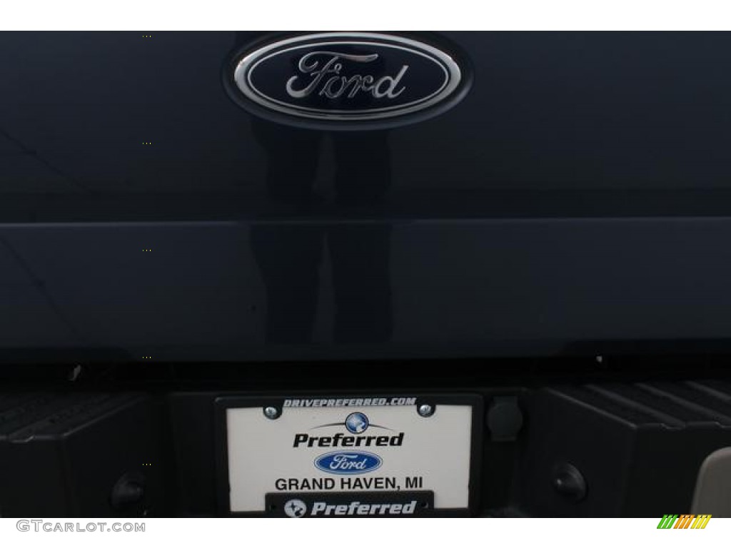 2005 F150 Lariat SuperCrew 4x4 - Medium Wedgewood Blue Metallic / Tan photo #12