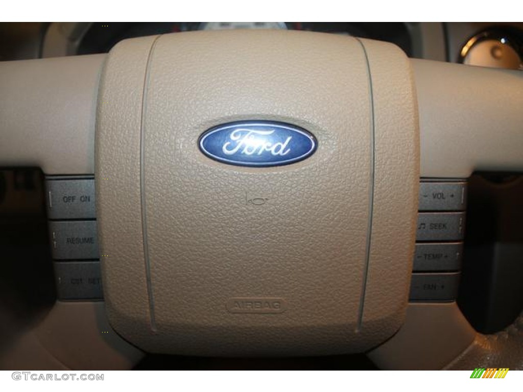 2005 F150 Lariat SuperCrew 4x4 - Medium Wedgewood Blue Metallic / Tan photo #40