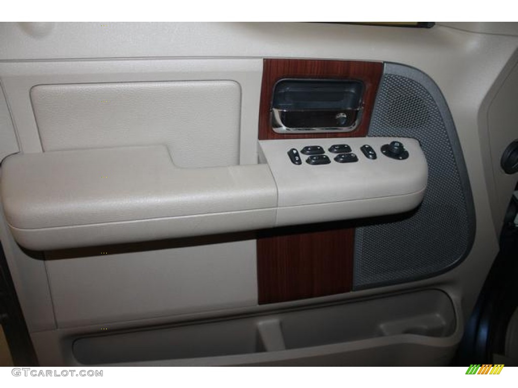 2005 F150 Lariat SuperCrew 4x4 - Medium Wedgewood Blue Metallic / Tan photo #42