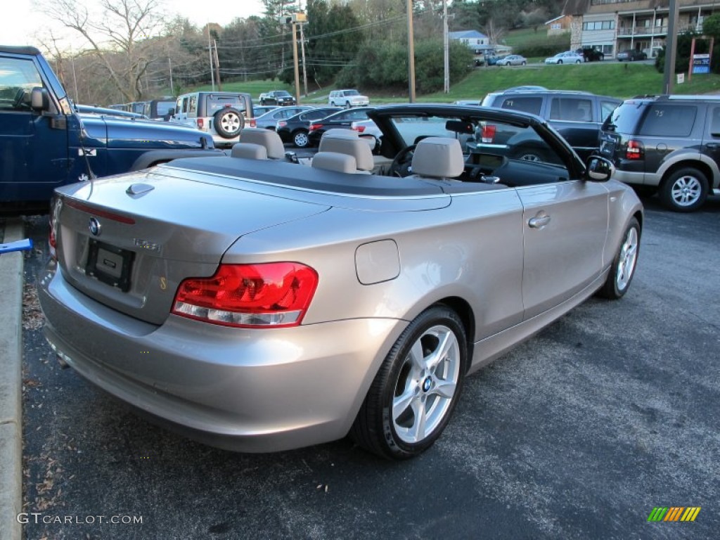 2012 1 Series 128i Convertible - Cashmere Silver Metallic / Savanna Beige photo #6