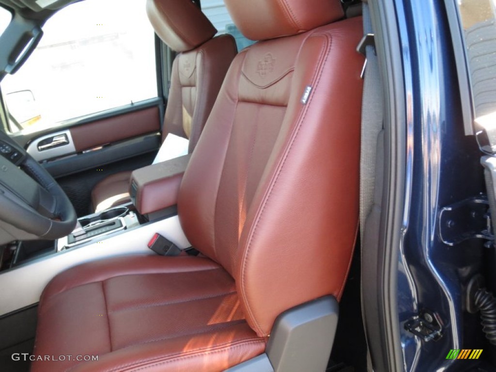 2013 Expedition King Ranch - Blue Jeans / King Ranch Charcoal Black/Chaparral Leather photo #25