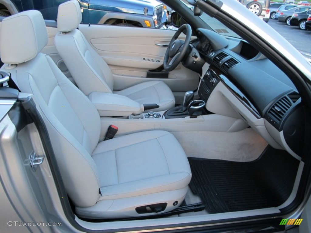 2012 1 Series 128i Convertible - Cashmere Silver Metallic / Savanna Beige photo #15