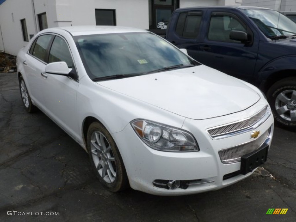 2011 Malibu LTZ - Summit White / Ebony photo #1