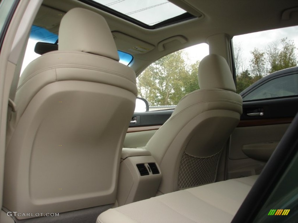 2013 Outback 2.5i Limited - Cypress Green Pearl / Warm Ivory Leather photo #3