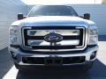 2012 White Platinum Metallic Tri-Coat Ford F250 Super Duty Lariat Crew Cab 4x4  photo #7