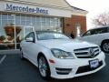 Polar White 2013 Mercedes-Benz C 350 4Matic Coupe