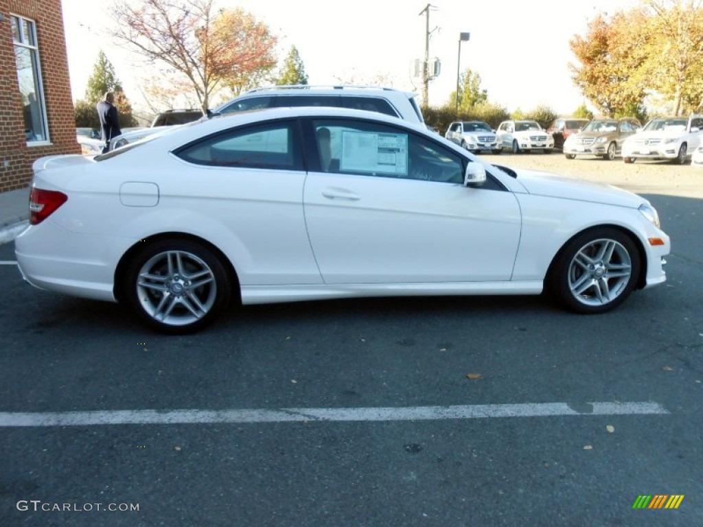 Polar White 2013 Mercedes-Benz C 350 4Matic Coupe Exterior Photo #73311375