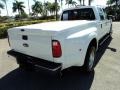 Oxford White - F350 Super Duty Lariat Crew Cab Dually Photo No. 7